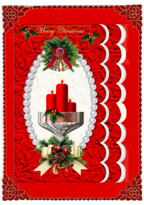 Christmas Candles, Red by Jan Barcelo