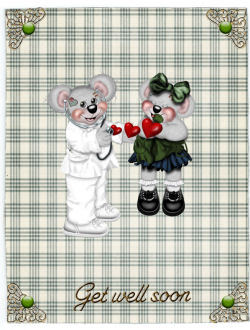 Christmas Green Plaid by Jan Barcelo
