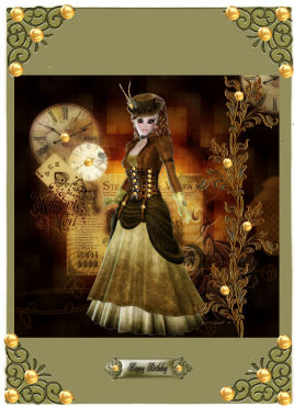 Steampunk Lady by Jan Barcelo