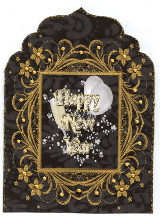 Happy New Year Elegant Top by Jan Barcelo