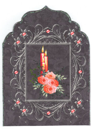 Happy Birthday Candles Elegant Top by Jan Barcelo
