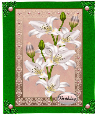 Lilly of the Valley Decoupage by Jan Barcelo