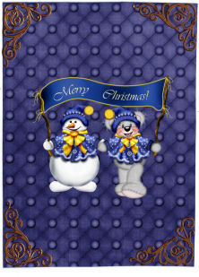 Dark Blue Mini Quilted A4 Backing Paper by Jan Barcelo