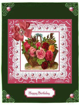 Basket of Roses by Jan Barcelo