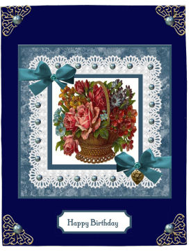 Rose Basket 2 by Jan Barcelo