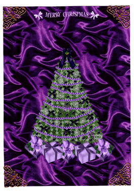 Satin in Royal Purple by Jan Barcelo