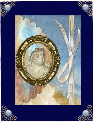 Heavenly Vintage Mock Envelope Card by Jan Barcelo