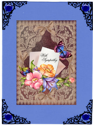 Beautiful Bouquet Wavy Corner Stacker by Jan Barcelo