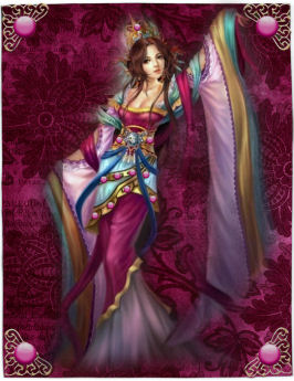 Cerise Regal Pattern Dark A4 Backing Paper by Jan Barcelo