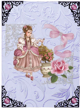 Luxurious A5 Floral Background by Jan Barcelo
