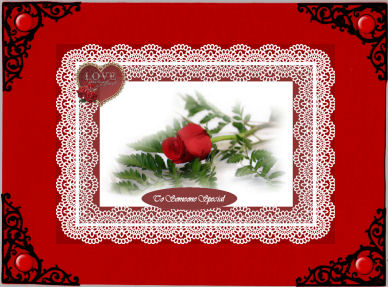 Lace Rose and Heart~ by Jan Barcelo