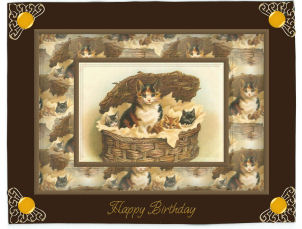 Cats Easy to Cut Quick Card by Jan Barcelo