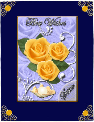 Best Wishes 'roses-lace & Pearls by Jan Barcelo