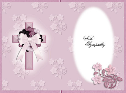 Oval Cross in Pink Insert by Jan Barcelo