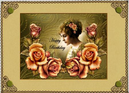 Beautiful Vintage Lady by Jan Barcelo