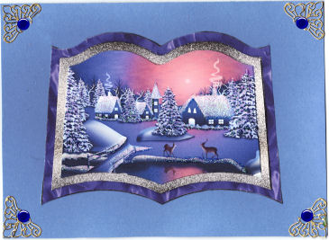 Pretty Snow Covered Village Book by Jan Barcelo