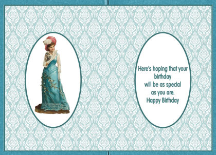 Vintage Lady Insert1 by Jan Barcelo