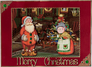Mrs Claus Brings Santa Cookies by Jan Barcelo