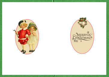 A Merry Vintage Christmas Insert by Jan Barcelo