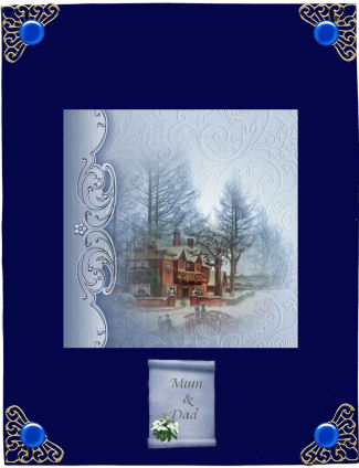 Winter Scene 5x5 Card by Jan Barcelo