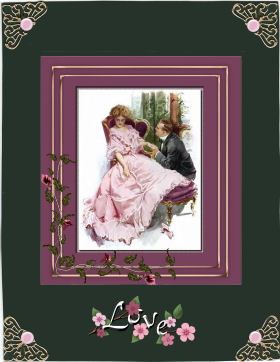 Victorian Lady & Gentleman Pyramage by Jan Barcelo