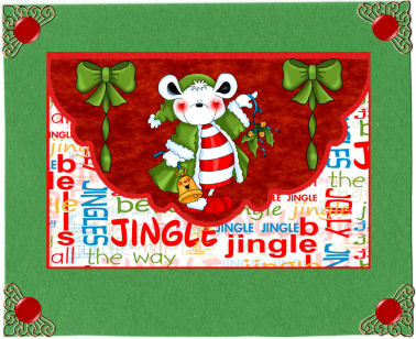 Jingles Mouse Envelope by Jan Barcelo