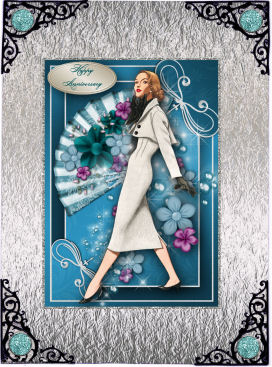 Woman of Mystery Card Front 1 by Jan Barcelo