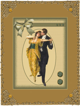 The Vintage Couple Do the Tango by Jan Barcelo