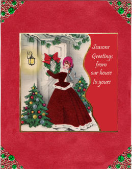 Dressing the Door for Christmas by Jan Barcelo