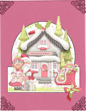 Mr and Mrs Christmas Cheer House by Jan Barcelo