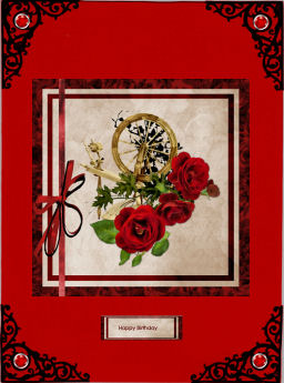 Spinning Jenny and Roses by Jan Barcelo