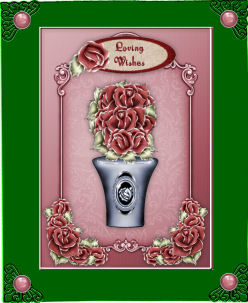 Rose Bouquet Card Front with Step by Step by Jan Barcelo
