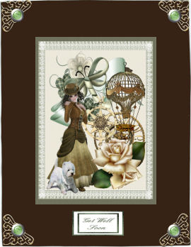 Westie Loves Steampunk by Jan Barcelo