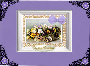 Vintage Flowers and Vintage Baby by Jan Barcelo
