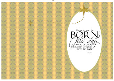 Star Insert for Mary and Joseph by Jan Barcelo