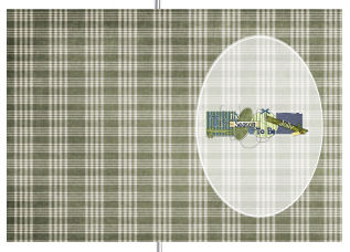Holly Green Plaid Insert by Jan Barcelo
