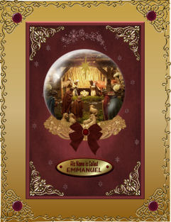 Nativity Globe Qs by Jan Barcelo