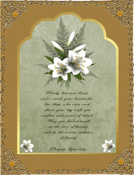Sympathy Lily's and Verse Fancy Top with Pyramage by Jan Barcelo