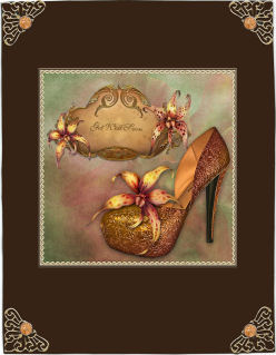 Orchid and Shoe by Jan Barcelo
