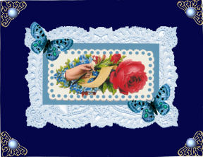 Beautiful Floral Hand of Rose Quick Card by Jan Barcelo