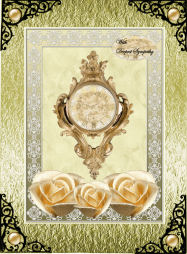 Golden Roses Sympathy by Jan Barcelo