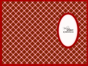 Christmas Red Plaid 2 by Jan Barcelo