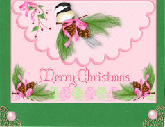 Little Bird with Honeycombes Scalloped Envelope by Jan Barcelo