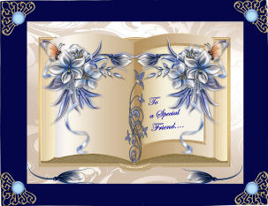 Beautiful Bleu Book by Jan Barcelo