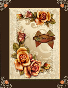 Elegant Golden Roses by Jan Barcelo