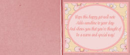Springtime Bear Inserts for Birthday,get Well & Thinking by Jan Barcelo