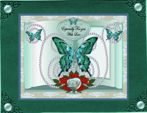 To a Special Friend Book with Pearls and Roses by Jan Barcelo