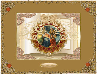 Vintage Nativity Book Design by Jan Barcelo