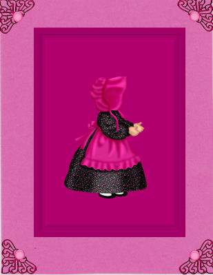 Bevelled Edged Blank Card Front (magenta) by Jan Barcelo