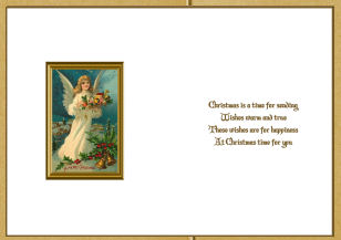 A Christmas Angel Insert by Jan Barcelo